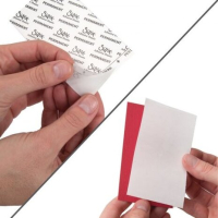 Sizzix Adhesive Sheets 2 1/2 x 4 3/4 Inch Permanent (10pcs) (663050)